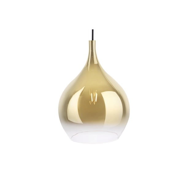 Staklena viseća rasvjeta u zlatnoj boji Leitmotiv Drup Large, Ø 26 cm-image-2