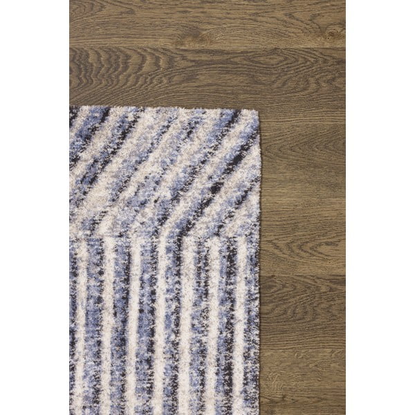 Svijetlo plavi vuneni tepih 200x300 cm Strokes – Agnella-image-3