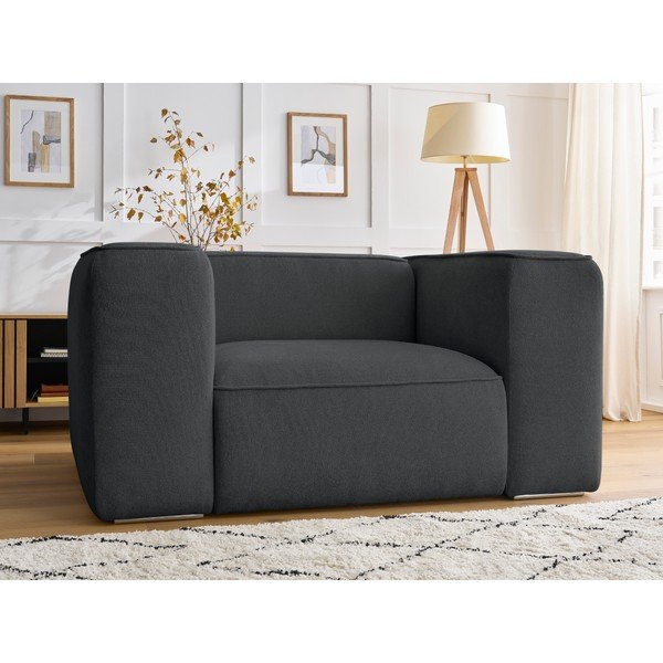 Tamno siva fotelja Zephyr – Bobochic Paris-image-1