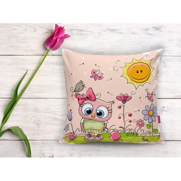 Dječji jastuk 43x43 cm Pink Owl – Mila Home-image-2