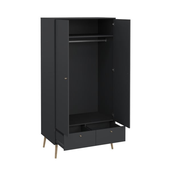 Antracitno sivi ormar 99x200 cm Bodo – Tvilum-image-4