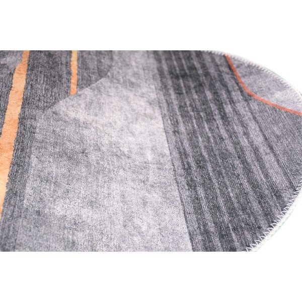 Sivi perivi okrugli tepih ø 120 cm Yuvarlak – Vitaus-image-2