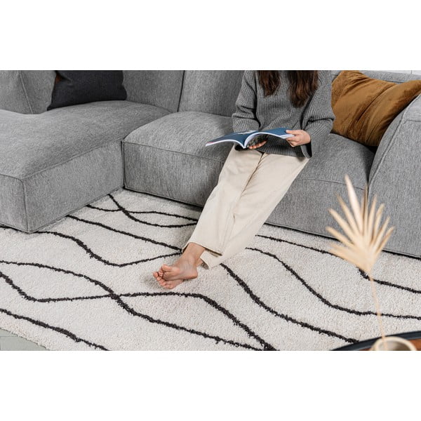 Bijeli/crni tepih 160x230 cm Routa – Universal-image-3