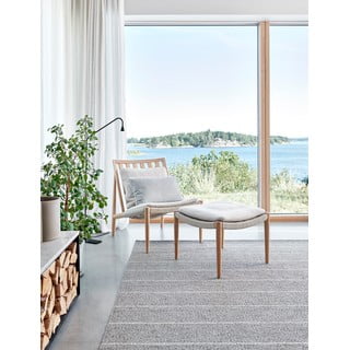 Sivi unutarnji i vanjski tepih 60x125 cm Belle Concrete – Pappelina