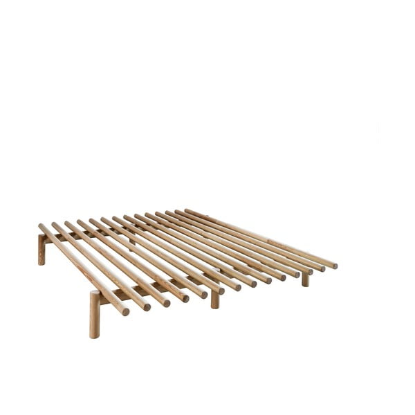 Bračni krevet od borovine s podnicom 140x200 cm Pace – Karup Design