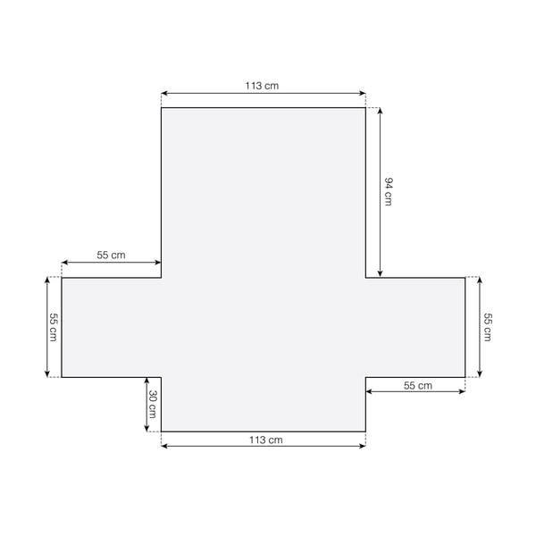 Tirkizna zaštitna presvlaka za sjedeću garnituru dvosjed Lounge – douceur d'intérieur-image-3