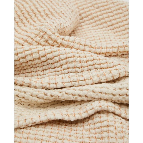 Bež pamučan prekrivač 180x260 cm Senara – Kave Home-image-1