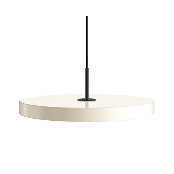 Krem LED viseća svjetiljka s mogućnosti zatamnjivanja s metalnim sjenilom ø 43 cm Asteria Plus Medium – UMAGE