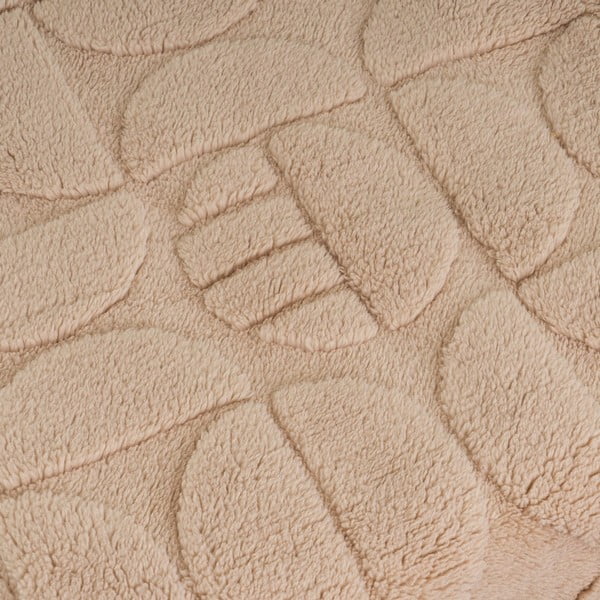 Svjetlo smeđa deka od mikropliša 130x160 cm Mid Century – Casa Selección-image-3