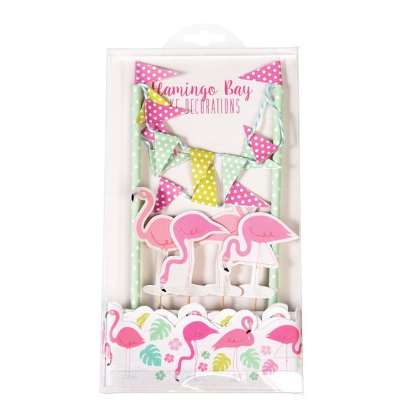 Rex London Flamingo Bay set ukrasa za tortu