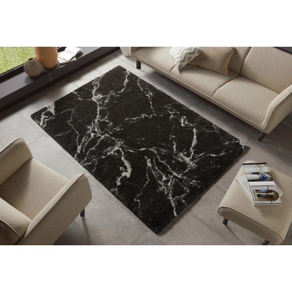 Crni tepih Mint Rugs Nomadic Mayrin, 80 x 150 cm-image-1