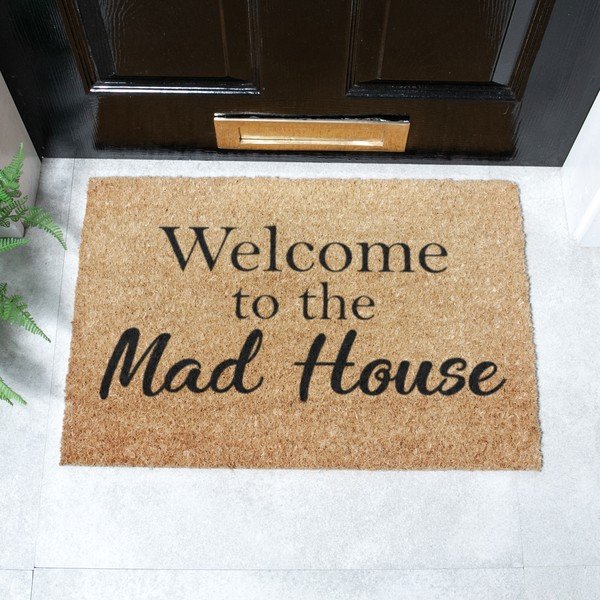 Otirač od kokosovih vlakana 40x60 cm Welcome to the Mad House – Artsy Doormats-image-2