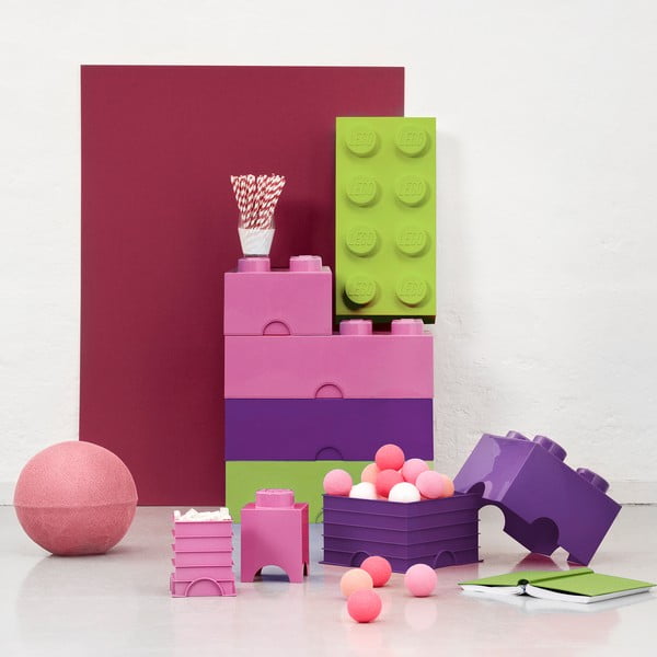Ljubičasta LEGO® kutija za pohranu-image-1
