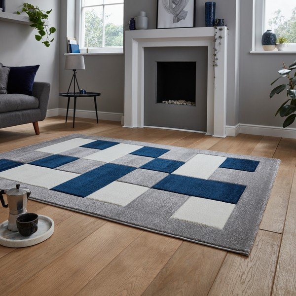 Plavo-sivi tepih Think Rugs Brooklyn, 160 x 220 cm-image-2