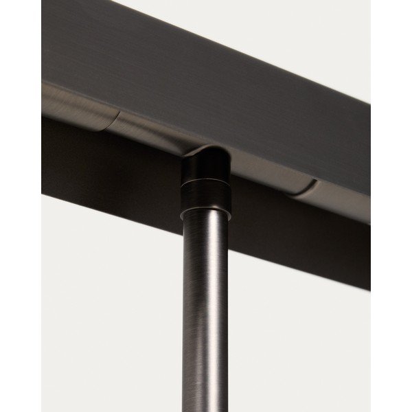 Crna stojeća svjetiljka (visina 121 cm) Lynor – Kave Home-image-4