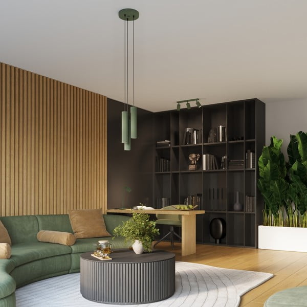 Zeleni reflektor 6,5x45 cm Gleam – Sollux-image-2