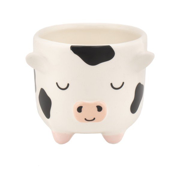 Keramička ukrasna tegla za cvijeće ø 7,5 cm Cow – Sass & Belle