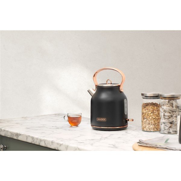 Crno kuhalo za vodu 1,7 l Heritage – Haden-image-2