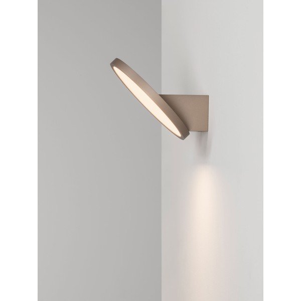 LED zidna lampa aluminijska s mogućnosti zatamnjivanja mat zlatna Vea – Nova Luce-image-2