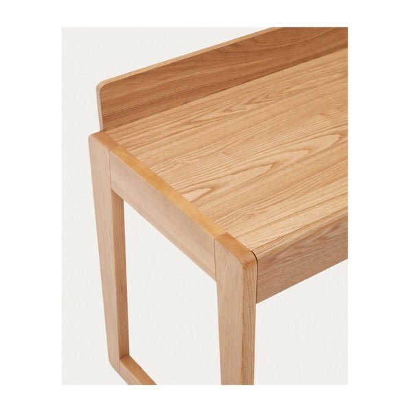 Radni stol s pločom stola u dekoru jasena 60x120 cm Arandu – Kave Home-image-3