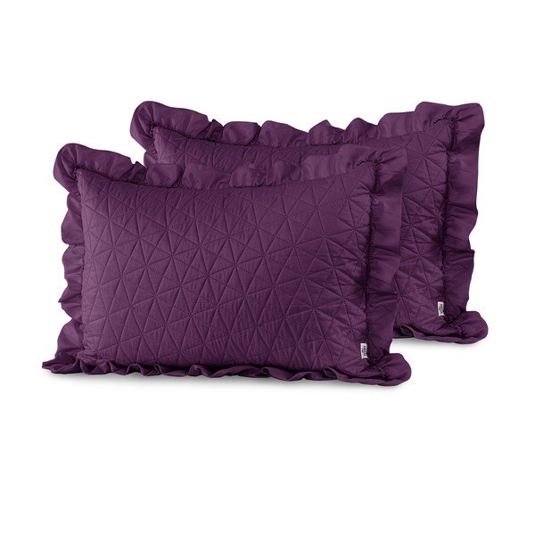 Set od 2 ljubičaste jastučnice AmeliaHome Tilia, 70 x 50 cm-image-1