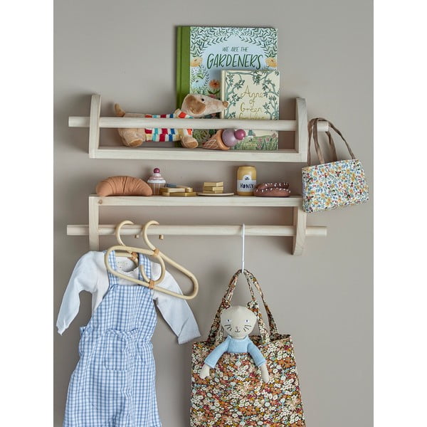 Dječja vješalica od masivne paulovnije u prirodnoj boji Mingus – Bloomingville Mini-image-4