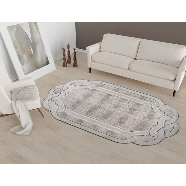 Sivo-bež tepih 100x60 cm - Vitaus-image-1