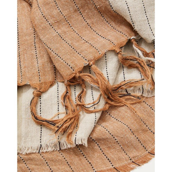 Lanena deka 130x170 cm Sunig – Kave Home-image-1
