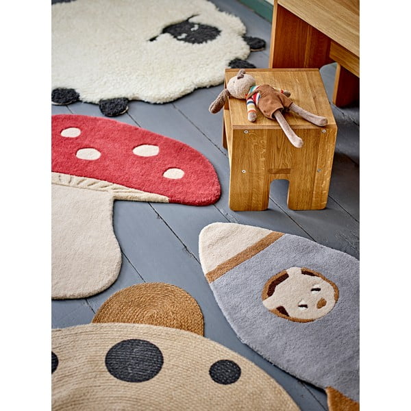 Bijeli vunen dječji tepih ø 84 cm Dolly – Bloomingville Mini-image-2