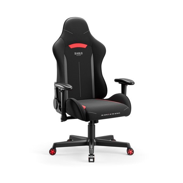 Crna gaming stolica X-Starter – Diablo Chairs