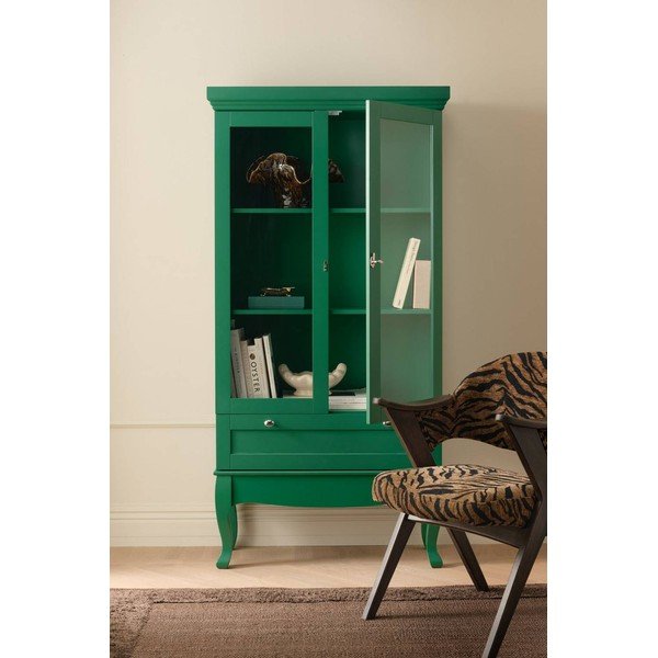 Zelena viseća vitrina od MDF-a 85x170,5x35 cm Prato – Ellos Home-image-1