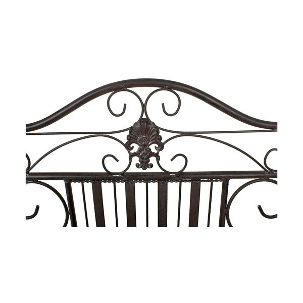 Crna metalna vrtna klupa Mangan - Garden Pleasure-image-3