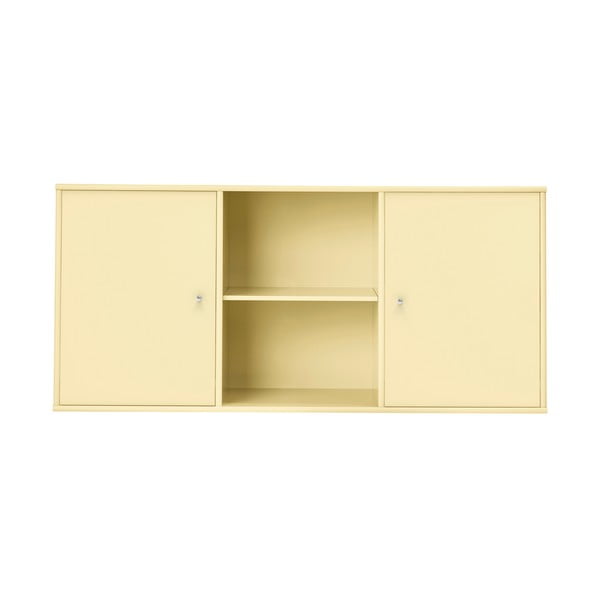 Svijetlo žuta niska viseća komoda 133x61 cm Mistral – Hammel Furniture