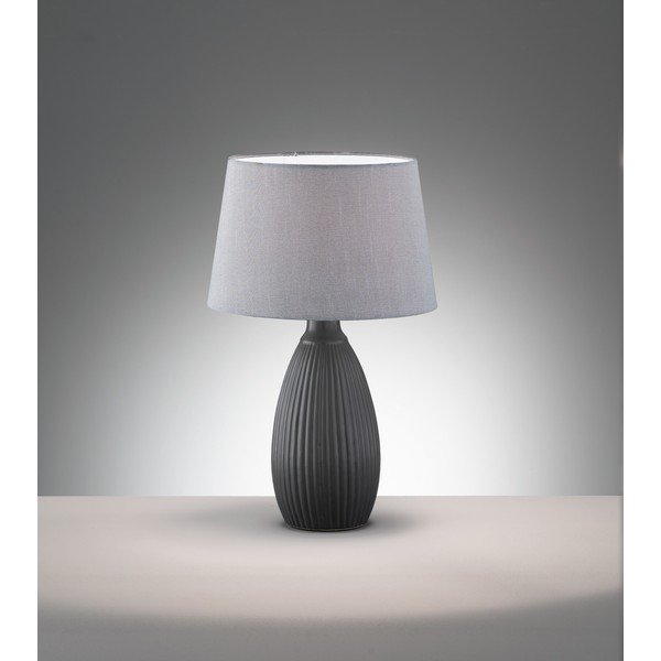 Siva stolna lampa Fischer & Honsel Ames-image-1