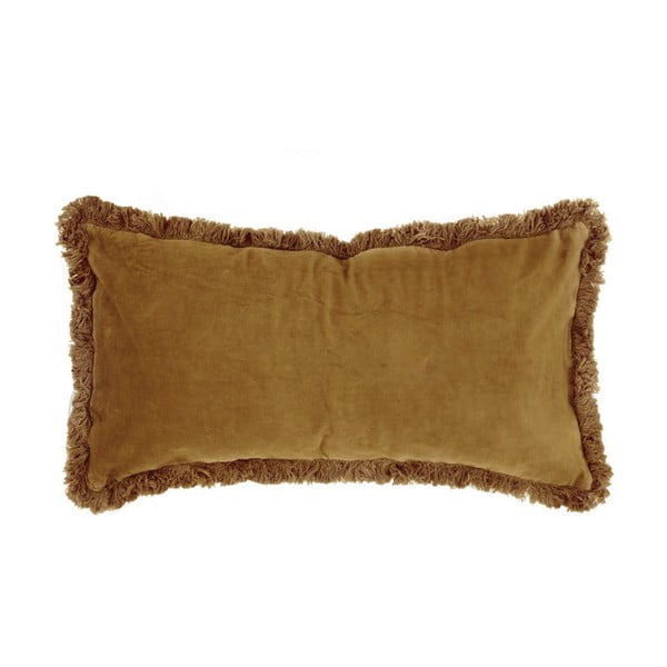Karamel smeđi jastuk sa baršunastom površinom PT LIVING, 60 x 30 cm