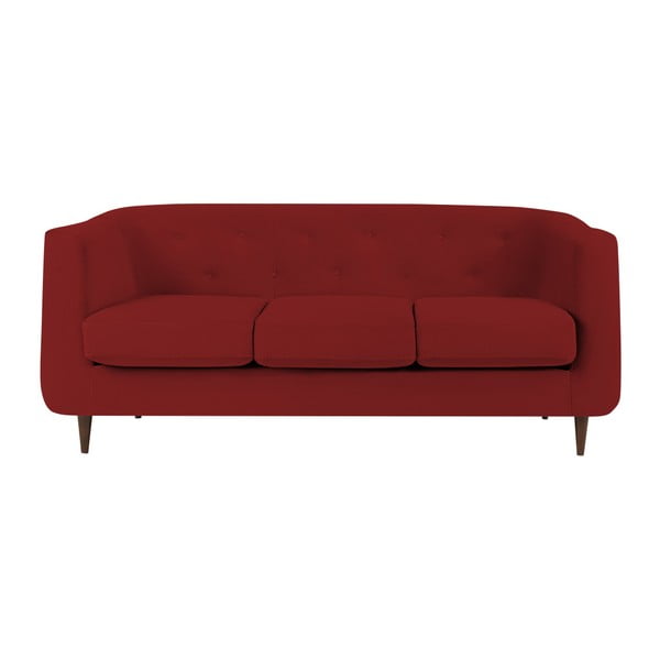 Crvena sofa Kooko Home Love, 175 cm