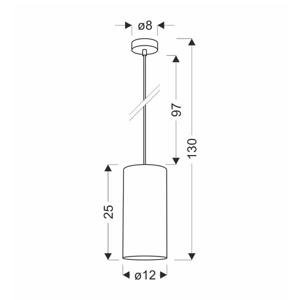 Svjetlo smeđa viseća svjetiljka ø 12 cm Ballo – Candellux Lighting-image-2