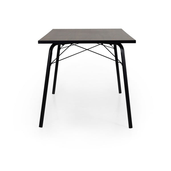 Tamnosmeđi blagovaonski stol Tenzo Daxx, 80 x 140 cm