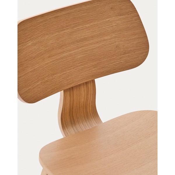 Blagovaonska stolica u dekoru hrasta u prirodnoj boji Gena – Kave Home-image-4