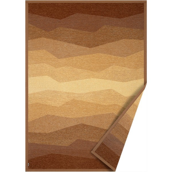 Smeđi dvostrani tepih Narma Merise, 100 x 160 cm