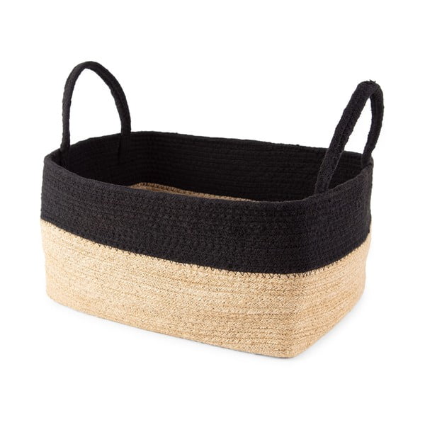 Košara za pohranu od jute i pamuka Compactor Basic , 34 x 23 cm-image-3