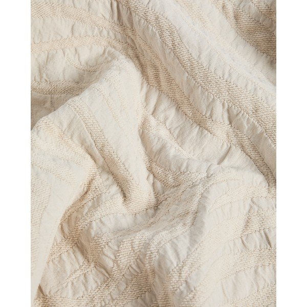 Prekrivač od jacquarda boje slonovače 180x260 cm Zenti – Kave Home-image-3