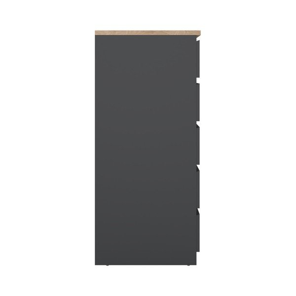 Tamno siva komoda 40x111x50 cm Naia – Tvilum-image-4
