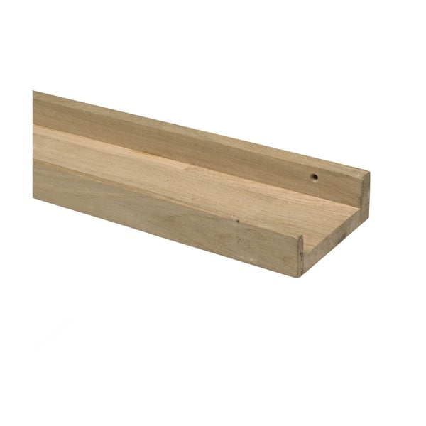Polica za fotografije od punog hrasta u prirodnoj boji 100 cm Photoframe – vtwonen-image-3