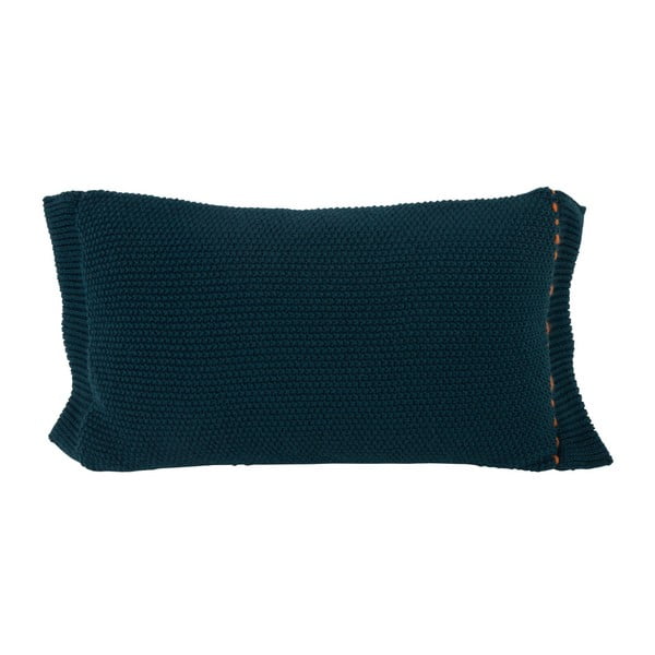 Tamnoplavi jastuk s punjenjem Zuiver Aster, 60 x 30 cm