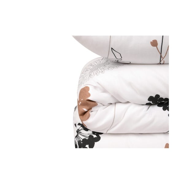 Bijela posteljina za bračni krevet/za produženi krevet 240x220 cm Atlantis – Mijolnir-image-3