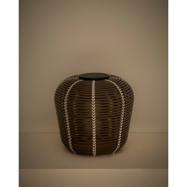 LED stolna/prijenosna vanjska svjetiljka sa solarnim panel/s USB ø 35 cm Garoina – Kave Home-image-4