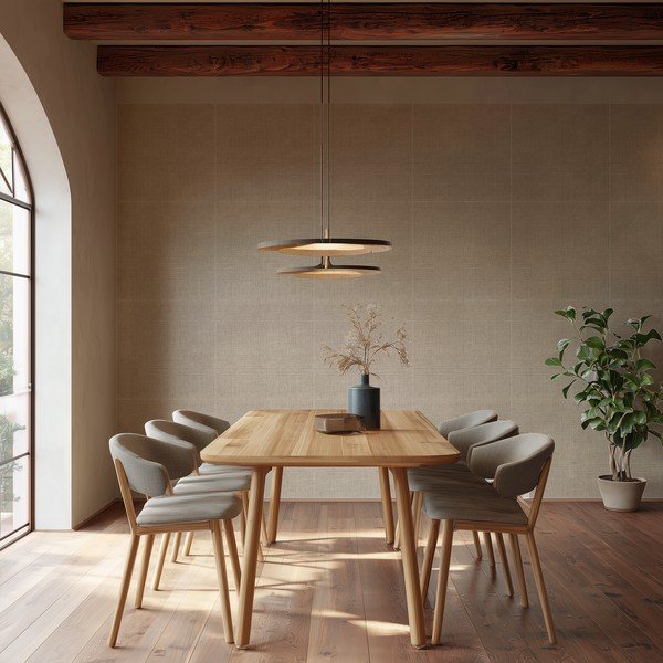 Tekstilni akustični paneli 2 kom 60x60 cm Light Linen – Styler-image-2