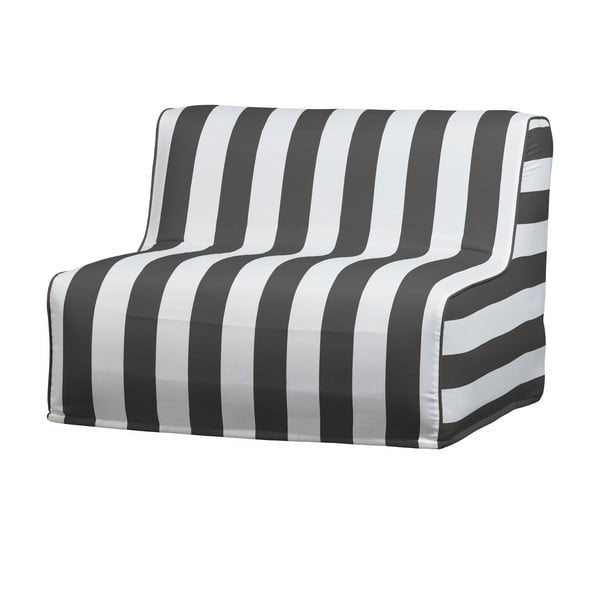 Crno-bijela vrtna sjedalica na napuhavanje Sit On Air – vtwonen