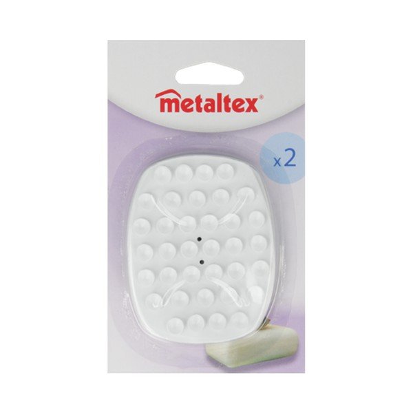 Set od dvije podloge za sapun Metaltex-image-2